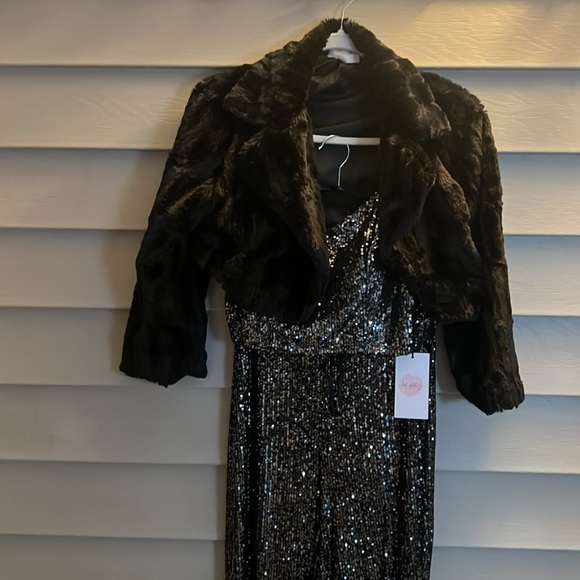 Sequined 2 piece set pants and top set size M - Picture 8 of 8